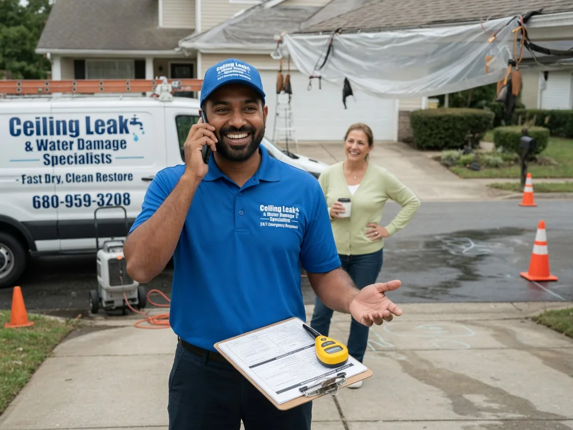 Ceiling Leak Cleanup Prairieville, LA FAQs